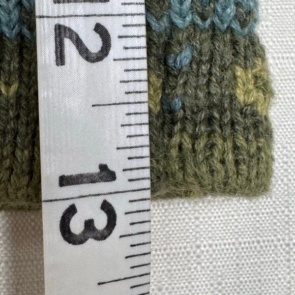 Fair Isle Sweater Vest Size S Cotton Blend Knit Emroidery‎ Floral Stripes Zip Up - Picture 7 of 8